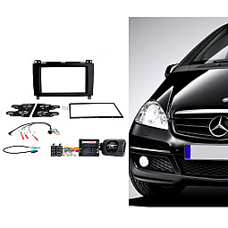 CTKMB12 Mercedes A, B Class, Sprinter, Vito, Viano Double Din Car Stereo Fascia Fitting Kit CTKMB12 Mercedes A, B Class, Sprinter, Vito, Viano Double Din Car Stereo Fascia Fitting Kit