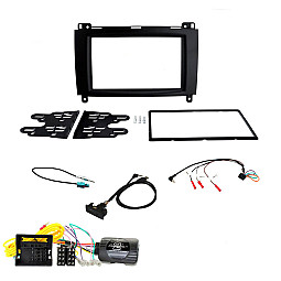 Mercedes Vito W447 (2015-2021) Double Din Car Stereo Fascia, USB Retention Fitting Kit Mercedes Vito W447 (2015-2021) Double Din Car Stereo Fascia, USB Retention Fitting Kit