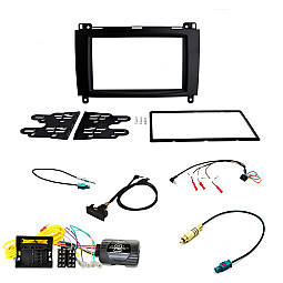 Mercedes Vito (2015-2021) Double Din Fascia Reverse Camera and USB Port Retention Interface Kit Mercedes Vito (2015-2021) Double Din Fascia Reverse Camera and USB Port Retention Interface Kit
