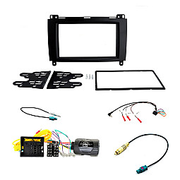 Mercedes Vito 2015> Double Din Fascia Reverse Camera Retention Interface Kit