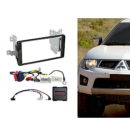 CTKMT12 Mitsubishi L200, Triton 2015-2021 Double Din Car CD Stereo Fascia Fitting Kit CTKMT12 Mitsubishi L200, Triton 2015-2021 Double Din Car CD Stereo Fascia Fitting Kit