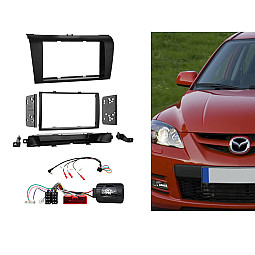 CTKMZ05 Mazda 3 (2004 - 2008) Double Din Car Stereo Fascia Fitting Kit