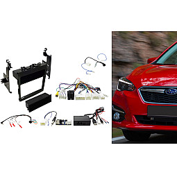 Connects2 CTKSU04 Subaru Impreza, XV-Crosstrek Gloss Black Double Din Fascia Car Stereo Fitting Kit Connects2 CTKSU04 Subaru Impreza, XV-Crosstrek Gloss Black Double Din Fascia Car Stereo Fitting Kit