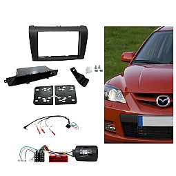CTKMZ05 Mazda 3 (2004 - 2008) Double Din Car Stereo Fascia Fitting Kit