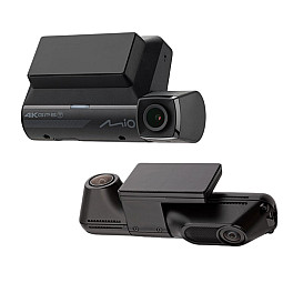 Mio MiVue 956W 4K UHD HDR WiFi, GPS, Dash Camera with E80D Rear Camera