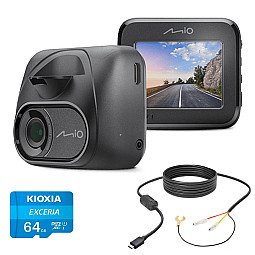 Mio MiVue C595W Full HD 1080P GPS, Wifi Car Dash Camera with Hardwiring Kit and 64gb Memory Card Mio MiVue C595W Full HD 1080P GPS, Wifi Car Dash Camera with Hardwiring Kit and 64gb Memory Card
