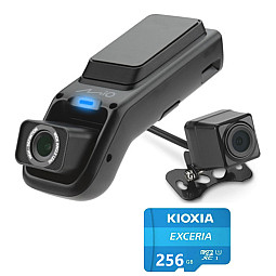 Mio MIVUE J756EXT Full HD 1080p Front and Rear WiFi GPS Dual Dash Cam With 256GB Card Mio MIVUE J756EXT Full HD 1080p Front and Rear WiFi GPS Dual Dash Cam With 256GB Card