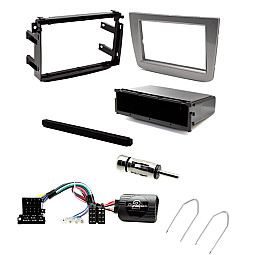 Alfa Romeo Mito 2008-2014 Single Din Car CD Stereo Fascia, Steering Control, Aerial Fitting Kit Alfa Romeo Mito 2008-2014 Single Din Car CD Stereo Fascia, Steering Control, Aerial Fitting Kit