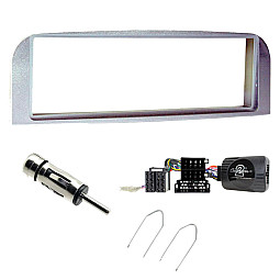 Alfa Romeo 147, GT CAN-BUS Silver Car Stereo Fascia Panel Stalk Fitting Kit Alfa Romeo 147, GT CAN-BUS Silver Car Stereo Fascia Panel Stalk Fitting Kit