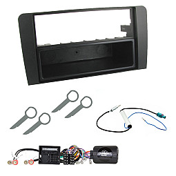Audi A3 (2003-2012) Single Din Car CD Stereo Fascia Steering Stalk Fitting Kit Audi A3 (2003-2012) Single Din Car CD Stereo Fascia Steering Stalk Fitting Kit