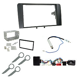 Audi A3 (2003-2005) Double Din Car Stereo Fascia Steering Antenna BOSE Retention Fitting Kit Audi A3 (2003-2005) Double Din Car Stereo Fascia Steering Antenna BOSE Retention Fitting Kit