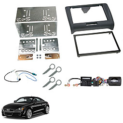 Audi TT (2006-2014) with Digital Amp / Bose Double Din Stereo Fitting Kit Audi TT (2006-2014) with Digital Amp / Bose Double Din Stereo Fitting Kit