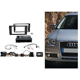CTKAU10 Audi A3 (2003 - 2012) Single Din Car Stereo Fascia Steering Control Fitting Kit CTKAU10 Audi A3 (2003 - 2012) Single Din Car Stereo Fascia Steering Control Fitting Kit