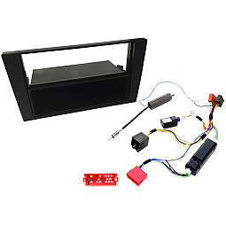 InCarTec FK-112-IGN Audi A4 Single / Double Din Stereo Fitting Kit CANBus Ignition (REAR AMPLIFIED)