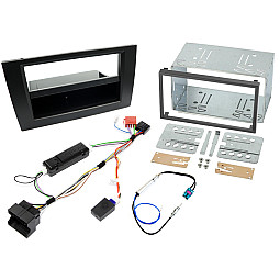 InCarTec FK-314-IGN Audi A4 Single/Double Din Fitting Kit With CANBus IGN (REAR AMPLIFIED)