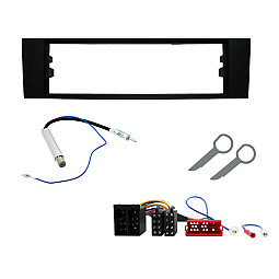 Audi A3 (2002 - 2006) Rear Amplified Single Din Car CD Stereo Fascia Fitting Kit