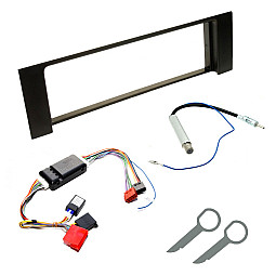 Audi A4 B6 With BOSE (2001-2005) Single Din Fascia / Wiring / Antenna Adaptor Fitting Kit
