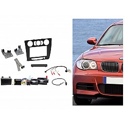 Dash Installation Trim Kit for BMW 3 Series M3 E46 One Din Radio Stereo  Panel with Wiring Harness Antenna Adapter
