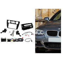 CTKBM16 BMW 3 Series E90-93 (2005-12) Double Din Car Stereo Fitting Kit Black / Piano Black Ashtray CTKBM16 BMW 3 Series E90-93 (2005-12) Double Din Car Stereo Fitting Kit Black / Piano Black Ashtray