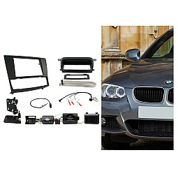 CTKBM21 BMW 3 Series E90-93 (2005-12) Double Din Car Stereo Fitting Kit Black / Black Ashtray CTKBM21 BMW 3 Series E90-93 (2005-12) Double Din Car Stereo Fitting Kit Black / Black Ashtray