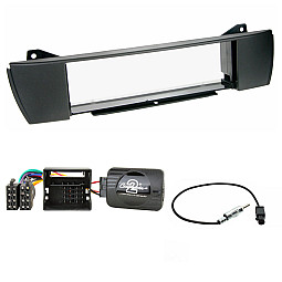 BMW Z4 (2003-2009) Single Din Radio Stereo Fascia Steering Control Fitting Kit