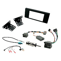 BMW X5 E53 2000 - 2006 Car Stereo Double Din Fascia & Steering Wheel Fitting Kit BMW X5 E53 2000 - 2006 Car Stereo Double Din Fascia & Steering Wheel Fitting Kit