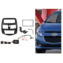 Connects2 CTKCV03 Chevrolet Beat, Spark (2010-2012) Double Din Car Stereo Fascia Fitting Kit Connects2 CTKCV03 Chevrolet Beat, Spark (2010-2012) Double Din Car Stereo Fascia Fitting Kit