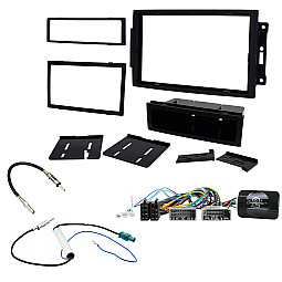 Chrysler 300C, Aspen Car Double / Single Din Stereo Fascia Steering Control Antenna Fitting Kit Chrysler 300C, Aspen Car Double / Single Din Stereo Fascia Steering Control Antenna Fitting Kit