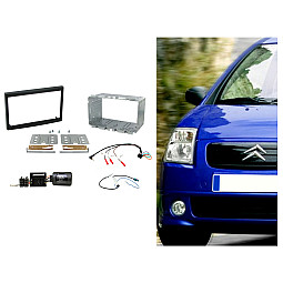CTKCT01 Citroen Berlingo 2008> Double Din Car Stereo Fascia Fitting Kit CTKCT01 Citroen Berlingo 2008> Double Din Car Stereo Fascia Fitting Kit