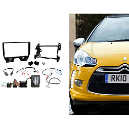 CTKCT04 Citroen C3, DS3 (2009-2016) Double Din Car Stereo Fascia Fitting Kit CTKCT04 Citroen C3, DS3 (2009-2016) Double Din Car Stereo Fascia Fitting Kit