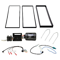 Citroen C2, C3 2005> Single Din Car CD Stereo Fitting Kit, Fascia Steering Stalk Adaptor Citroen C2, C3 2005> Single Din Car CD Stereo Fitting Kit, Fascia Steering Stalk Adaptor