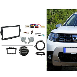 Connects2 CTKDC03 Dacia Duster, Sandero Double Din Car Stereo Upgrade Fitting Kit Connects2 CTKDC03 Dacia Duster, Sandero Double Din Car Stereo Upgrade Fitting Kit