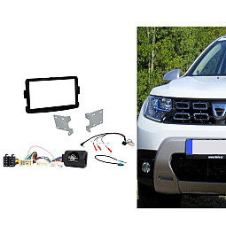 CTKDC04 Dacia Duster, Sandero Piano Black Double Din Car Stereo Fascia Fitting Kit CTKDC04 Dacia Duster, Sandero Piano Black Double Din Car Stereo Fascia Fitting Kit