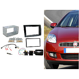 Connects2 CTKFT07 Fiat Bravo 2007-2014 Piano Black Double Din Car Stereo Fitting Kit Connects2 CTKFT07 Fiat Bravo 2007-2014 Piano Black Double Din Car Stereo Fitting Kit