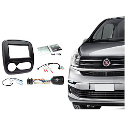 CTKFT23 Fiat Talento 2017 - 2021 Matt Black Double Din Car Stereo Fascia Fitting Kit CTKFT23 Fiat Talento 2017 - 2021 Matt Black Double Din Car Stereo Fascia Fitting Kit
