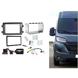 CTKFT29 Fiat Ducato 2021 Onwards Double Din Car Stereo Fascia Fitting Kit CTKFT29 Fiat Ducato 2021 Onwards Double Din Car Stereo Fascia Fitting Kit