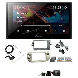 Fiat 500 2007 - 2015 Pioneer 6.8" Screen Bluetooth iPod iPhone WebLink USB DAB Radio Upgrade Kit Fiat 500 2007 - 2015 Pioneer 6.8" Screen Bluetooth iPod iPhone WebLink USB DAB Radio Upgrade Kit
