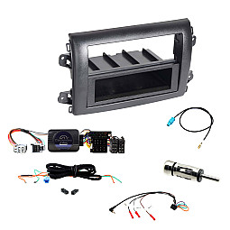 Fiat Ducato 2021 Onwards Black Single / Double Din Car Stereo Fascia Fitting Kit for ILX-F115D, ILX-705D, ILX-F905D 