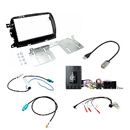 Fiat 500 (2016-2021) With Uconnect 7" Car Double Din Fascia Fitting Kit