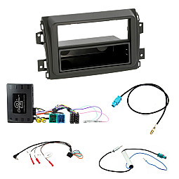 Fiat Ducato 8 Series with Matt 7" UCONNECT Single Din Fascia / Info Adapter / Antenna Kit