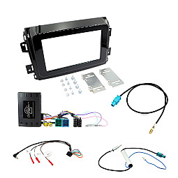 Fiat Ducato 8 Series with Glossy 7" UCONNECT Double Din Fascia / Info Adapter / Antenna Kit Fiat Ducato 8 Series with Glossy 7" UCONNECT Double Din Fascia / Info Adapter / Antenna Kit