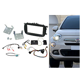 Connects2 CTKFT13 Fiat 500X 2015 - 2021 Double Din Car Stereo Fascia Fitting Kit  Connects2 CTKFT13 Fiat 500X 2015 - 2021 Double Din Car Stereo Fascia Fitting Kit