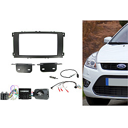 Connects2 CTKFD24 - Ford Focus, Mondeo, S-Max Double Din Car Stereo Fitting Kit Black Connects2 CTKFD24 - Ford Focus, Mondeo, S-Max Double Din Car Stereo Fitting Kit Black