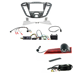 Ford Transit Custom Double Din Car Stereo Fascia Reversing Camera Fitting Kit (Nebular Piano) Ford Transit Custom Double Din Car Stereo Fascia Reversing Camera Fitting Kit (Nebular Piano)