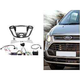 CTKFD43C Ford Transit Custom Pegasus Double Din Stereo Fascia Kit with Hazard/Door Lock Switch CTKFD43C Ford Transit Custom Pegasus Double Din Stereo Fascia Kit with Hazard/Door Lock Switch
