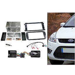 CTKFD53 Ford Focus, Mondeo Black Double Din Car CD Stereo Fascia Fitting Kit CTKFD53 Ford Focus, Mondeo Black Double Din Car CD Stereo Fascia Fitting Kit