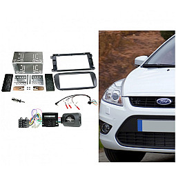 CTKFD68 Ford Focus, Mondeo Matt Black Double Din Car Stereo Fascia Fitting Kit CTKFD68 Ford Focus, Mondeo Matt Black Double Din Car Stereo Fascia Fitting Kit