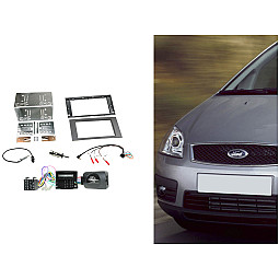 CTKFD76 Ford C-Max, Fiesta, Focus, Fusion Anthracite Double Din Car Stereo Fascia Fitting Kit CTKFD76 Ford C-Max, Fiesta, Focus, Fusion Anthracite Double Din Car Stereo Fascia Fitting Kit