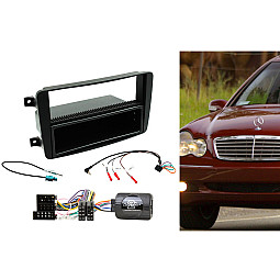 CTKMB21 Mercedes C Class 2001 - 2004 Single Din Car Stereo Fascia Fitting Kit CTKMB21 Mercedes C Class 2001 - 2004 Single Din Car Stereo Fascia Fitting Kit