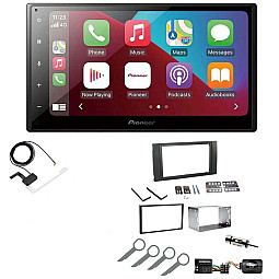 Ford Focus, Fiesta Pioneer 6.8" Bluetooth Apple CarPlay DAB Stereo Upgrade Kit Ford Focus, Fiesta Pioneer 6.8" Bluetooth Apple CarPlay DAB Stereo Upgrade Kit